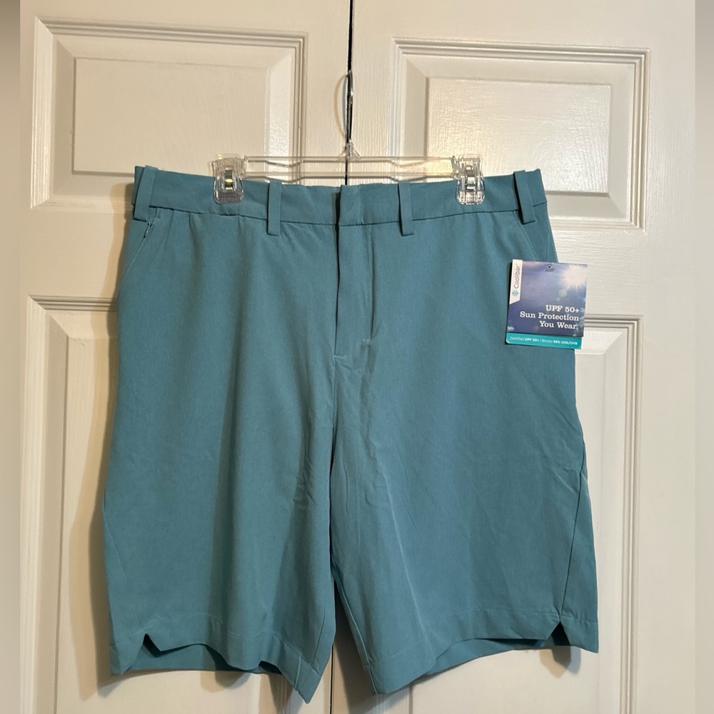 Coolibar Men's Hybrid Shorts in Teal
